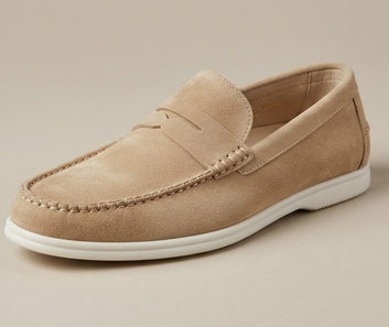 SunVibe EasyStride Suede Loafers
