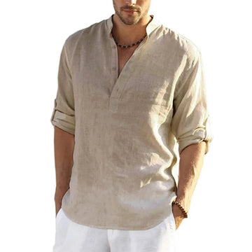 Sunset Breeze™ – Cotton Linen Shirt